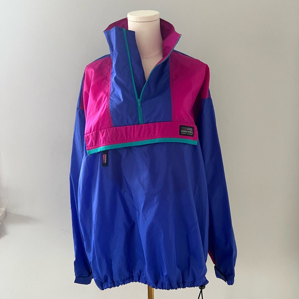 Colorblock Windbreaker Jacket